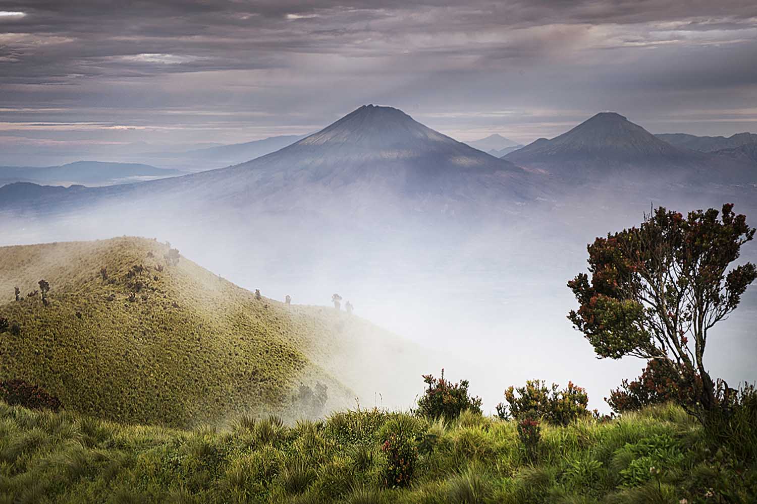 Volcans à Java