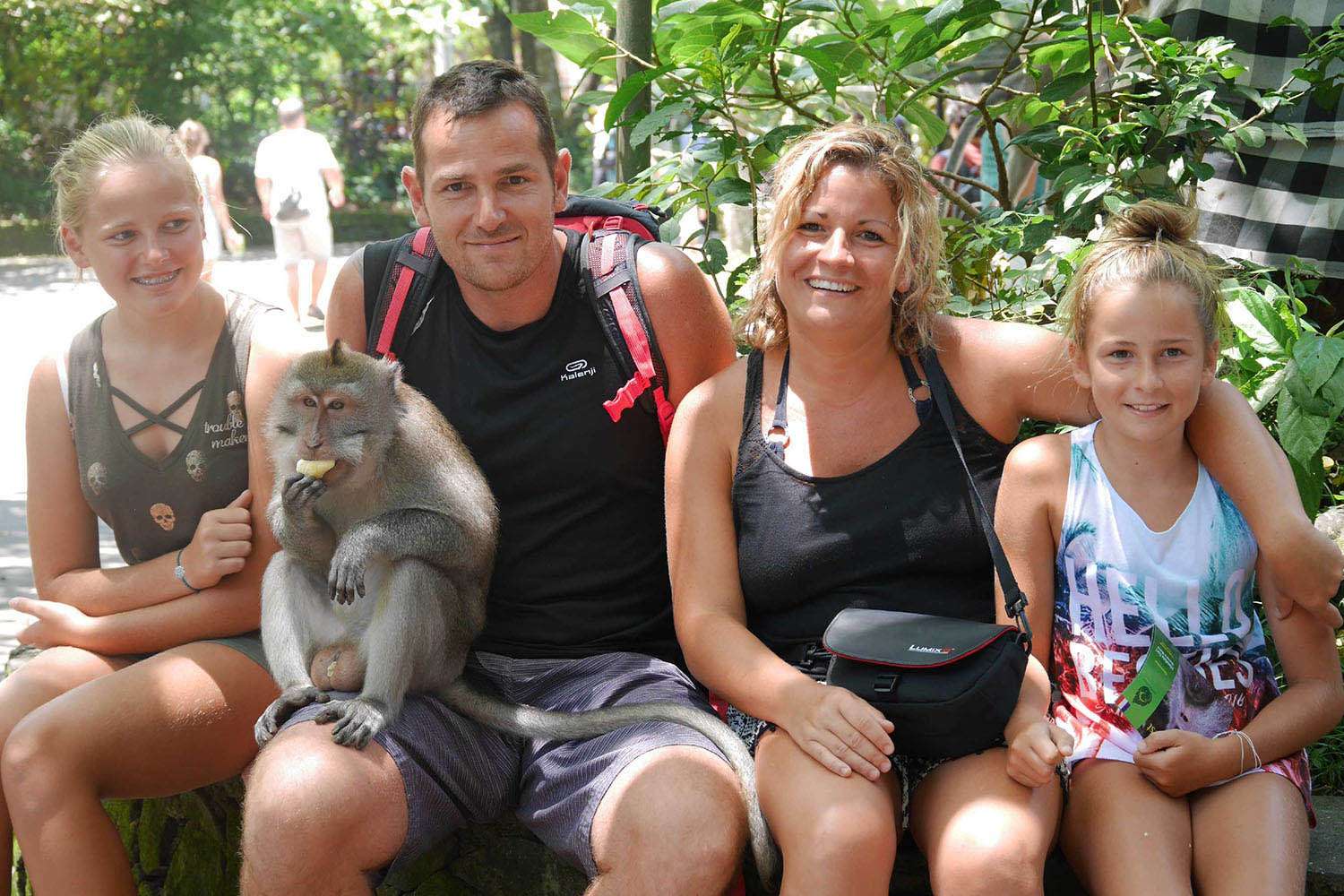 Famille à Bali