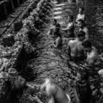 bain sacré à Bali